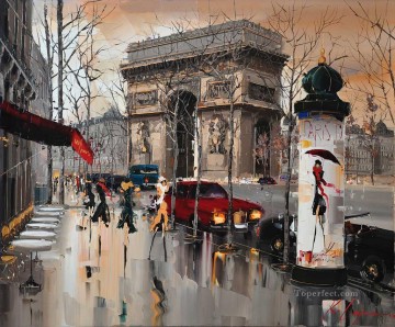 Kal Gajoum Avenue de Friedland Paris Oil Paintings